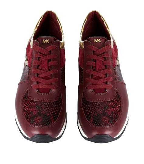 red shoes michael kors|michael kors red sneakers.